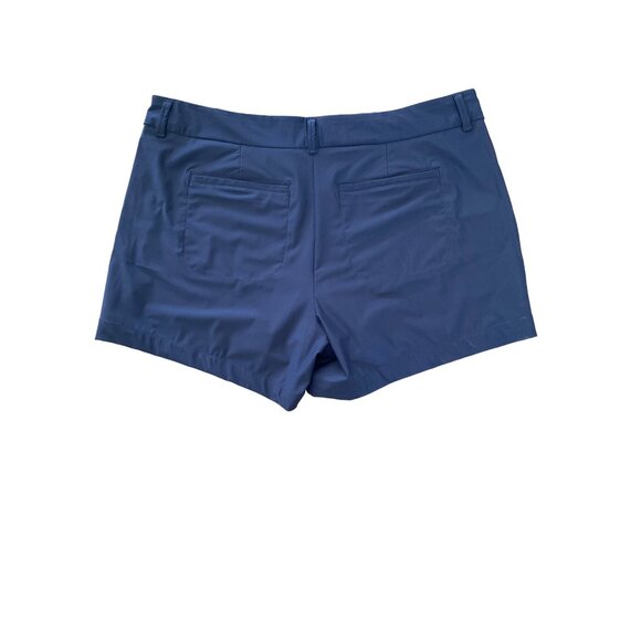 Spanx NWT 4" Midnight Navy Blue Sunshine Shorts, UPF 50+ Women's Size XL - Picture 4 of 6